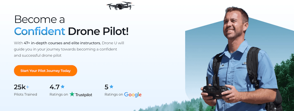 Drone U case study screenshot